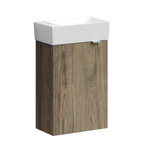 Тумба под раковину Sancos Mini MN35ECHL 40х20 подвесная цвет коричневый